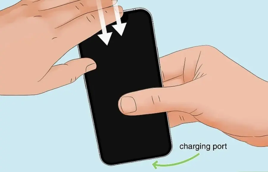 How to Fix a Water-Damaged phone 6 Shake the phone