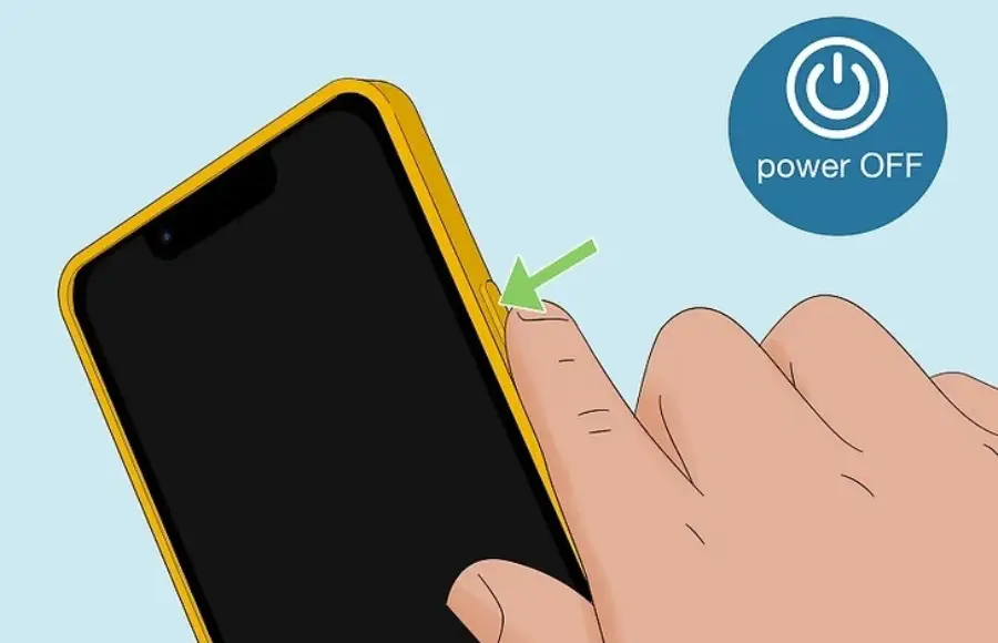 How to Fix a Water-Damaged phone 3 turn the device off 1