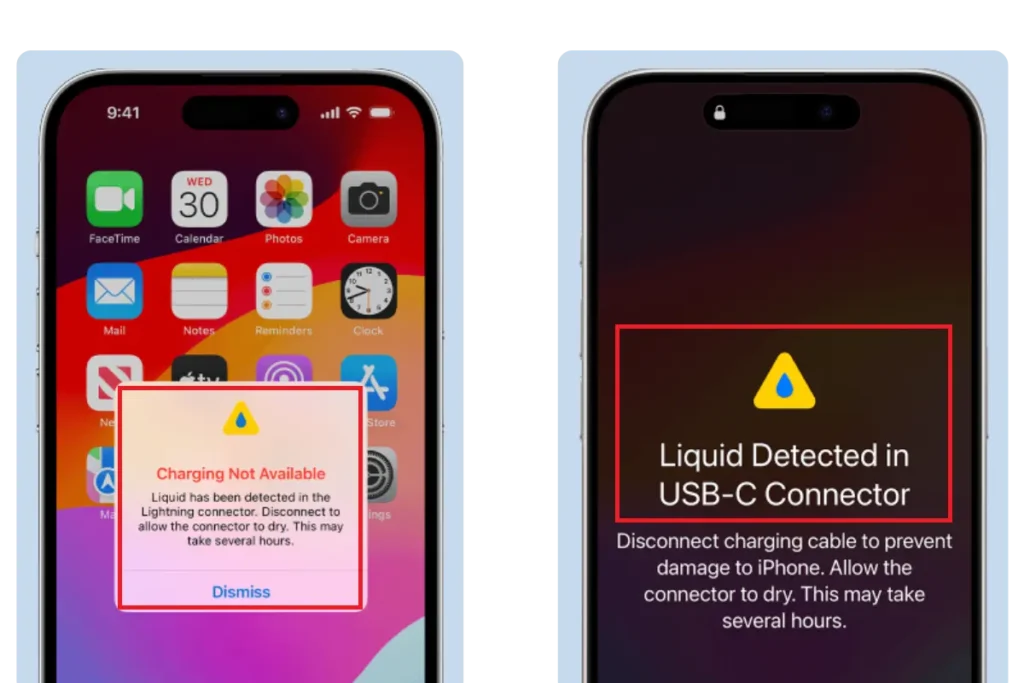 How to Clean Charging Port on iPhone & Android safely 2 Iphone Moisture detection